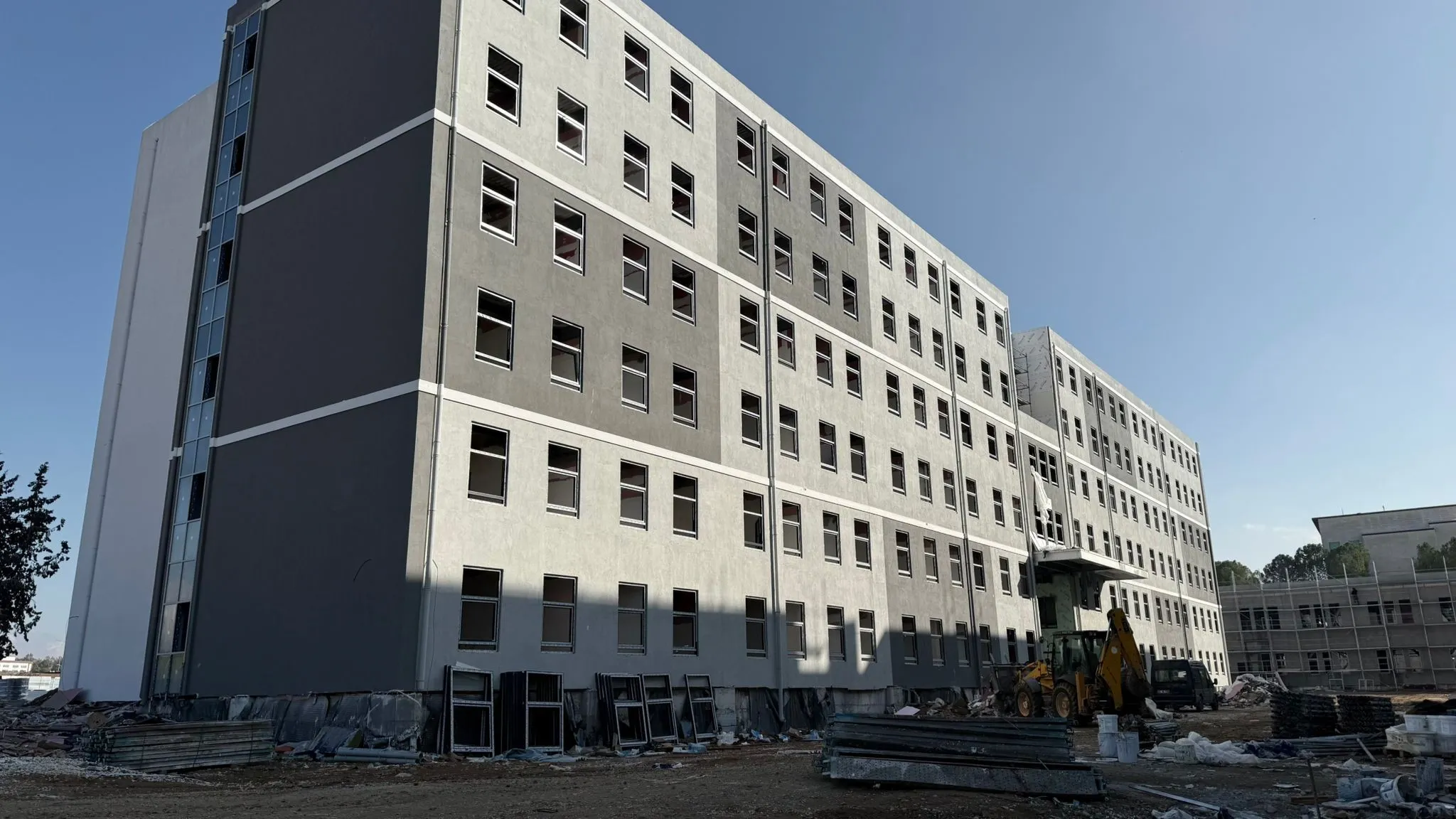Adana Sarıçam'da 1000 Kişilik Öğrenci Yurdu İnşaatında Sona Doğru